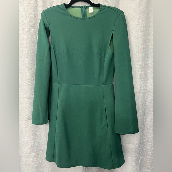NWOT SHEIN Cape Sleeve Dress - Picture 2 of 7